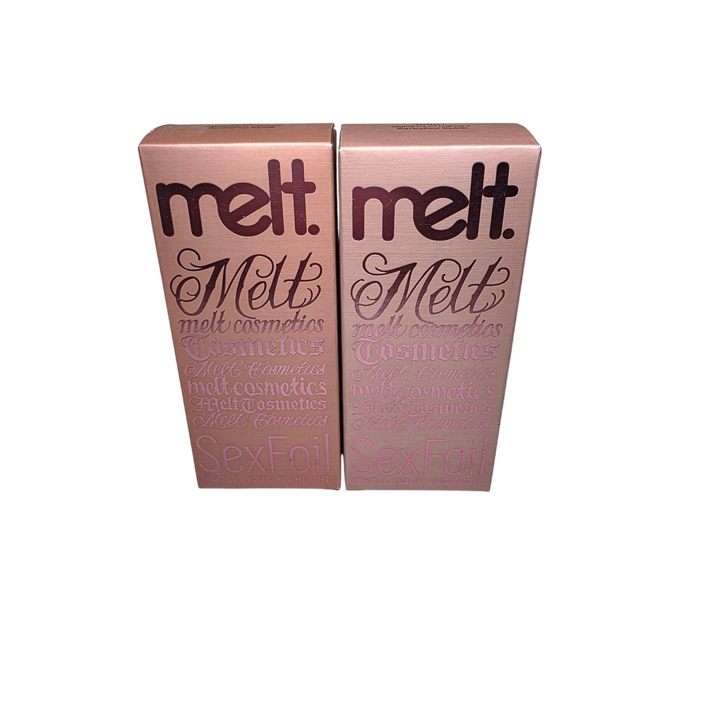 Melt Cosmetics SexFoil Liquid Highlighter Fetish 1.01‎ oz NIB Lot of 2
